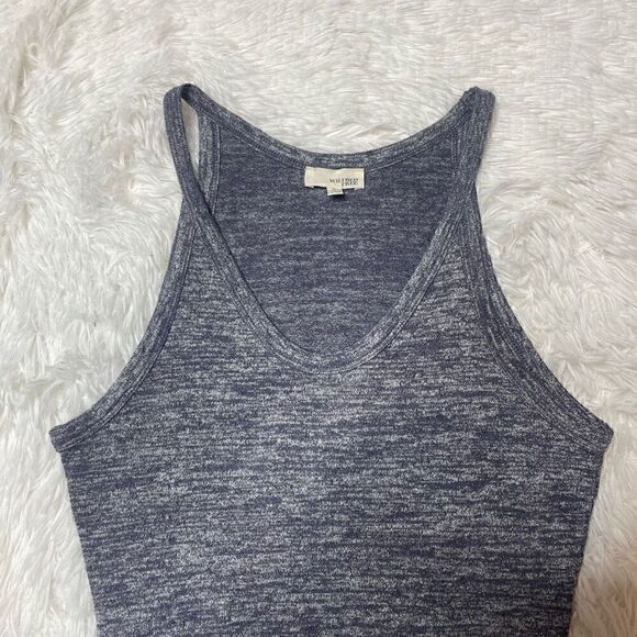 Wilfred Free Aritzia Yasmin Cut Out Dress Size Small Grey Bodycon Summer Stretch - Picture 6 of 13